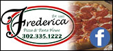 Frederica Pizza & Pasta House Sponsorship Banner