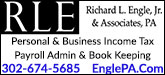 Richard L Engle Jr & Associates, PA Sponsorship Banner