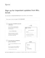 Join our class Remind App!
