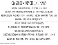 8A Classroom Discipline